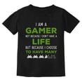 thumbnail image 1 of I Am a Gamer Shirt Funny Gamer Gift Cool Gaming Youth Kids T-Shirt Medium Black, 1 of 4