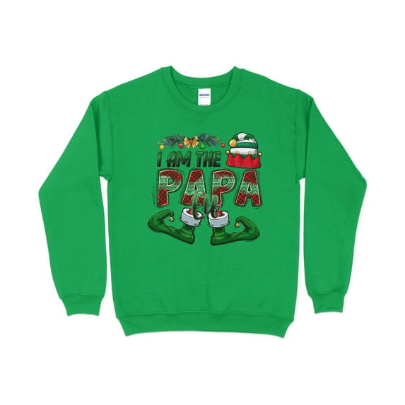 I Am the Papa Elf, Papa Elf Shirt, Christmas Sweatshirt for Men, I am the Papa Elf Funny Christmas Sweater