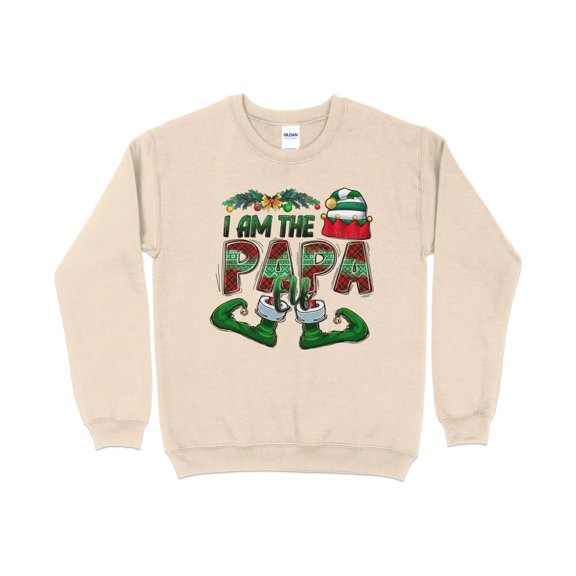 I Am the Papa Elf, Papa Elf Shirt, Christmas Sweatshirt for Men, I am the Papa Elf Funny Christmas Sweater