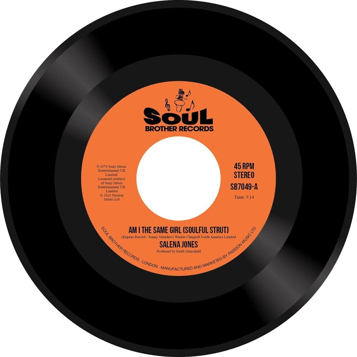 I Am the Same Girl (Soulful Strut)/Right Now Salena Jones (Vinyl Record