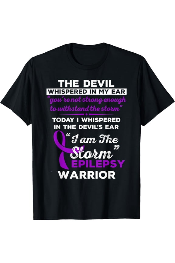 I Am the Storm Epilepsy Warrior T-Shirt T-Shirt