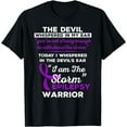 thumbnail image 1 of I Am the Storm Epilepsy Warrior T-Shirt, 1 of 4