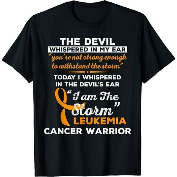 I Am the Storm Leukemia Cancer Warrior T-Shirt