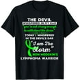 thumbnail image 1 of I Am the Storm Non Hodgkin's Lymphoma Warrior T-Shirt, 1 of 4
