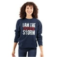 thumbnail image 1 of I Am the Storm Psalm 56 Scripture Sweatshirt for Men or Women Brisco Brands S, 1 of 6