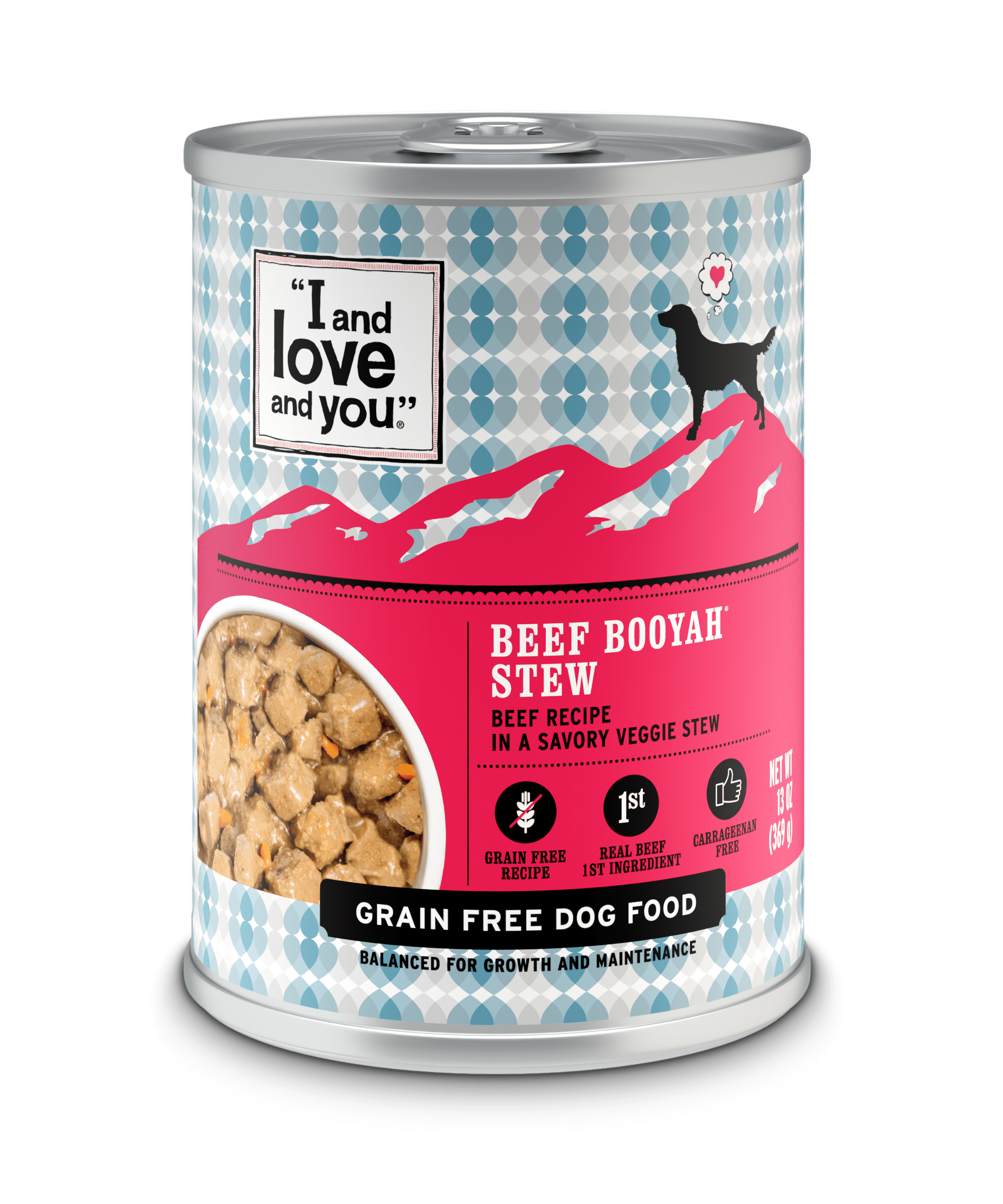 I And Love And You - Grain Free Dog Food Beef Booyah Stew - 13 oz.