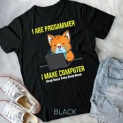 I Are Programmer I Make Computer Beep Boop Cat T-Shirt Unisex T-Shirt