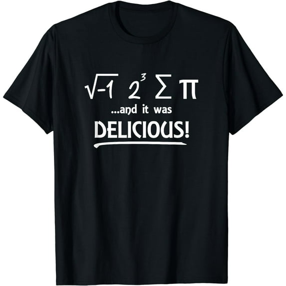 I Ate Some Pi And It Was Delicious Math Day Novelty T Shirt