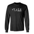 thumbnail image 1 of I Ate Some Pi And It Was Delicious Sarcastic Novelty Gift Idea Adult Humor Funny Men's Long Sleeve Shirts, 1 of 3
