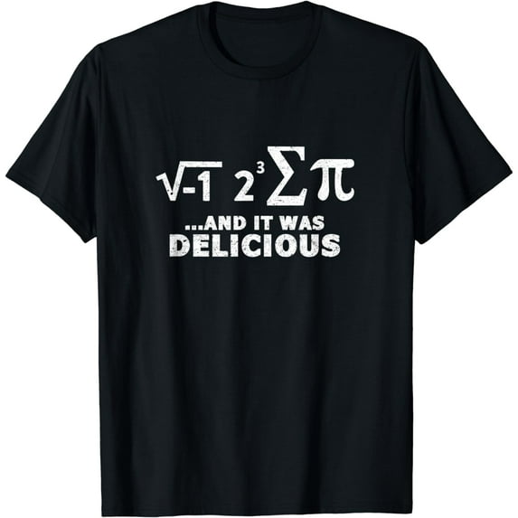 I Ate Some Pie And It Was Delicious Funny Math T-Shirt