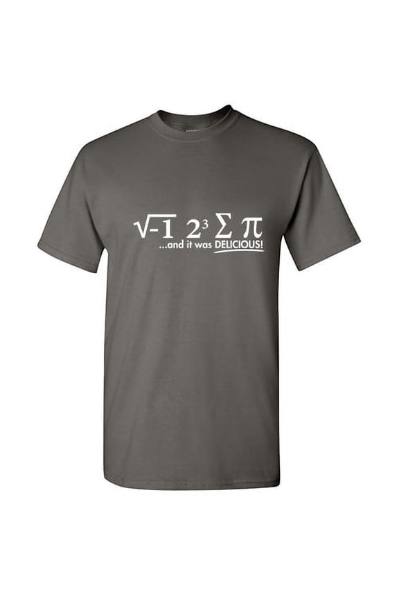 I Ate Some Pie And It Was Delicious Math Sarcastic Humor Graphic Tee Hilarious Gift For Geek Nerd Mathematician Or Teacher Novelty Funny T Shirt