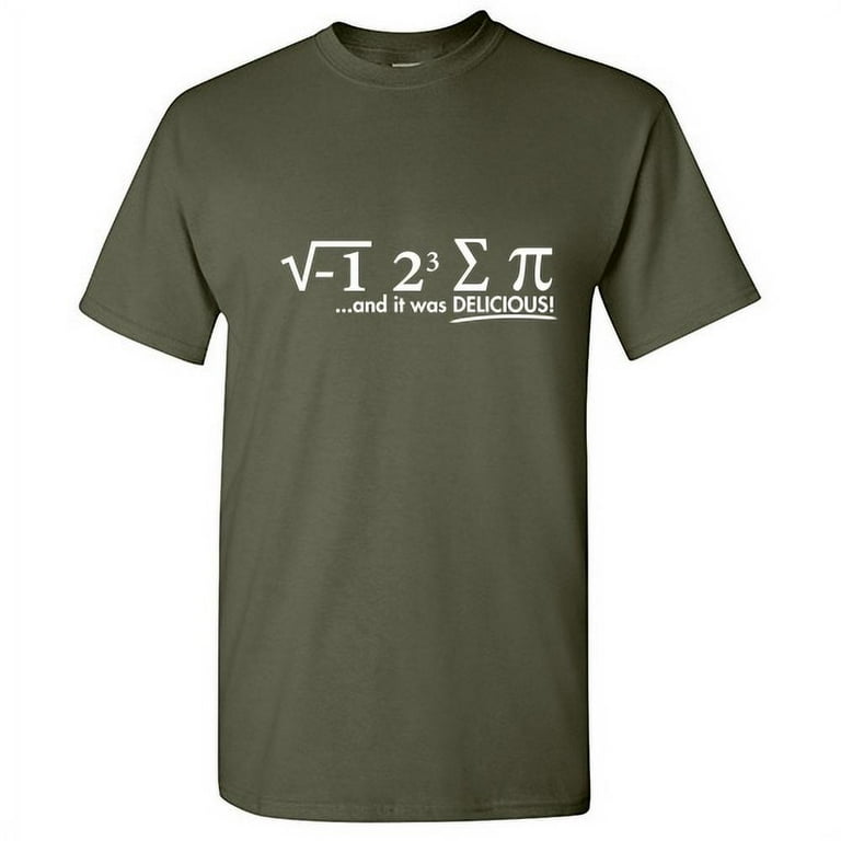 I Ate Some Pie And It Was Delicious Funny Nerdy Math T-Shirt I Ate Some Pie And It Was Delicious Funny Nerdy Math T-Shirt