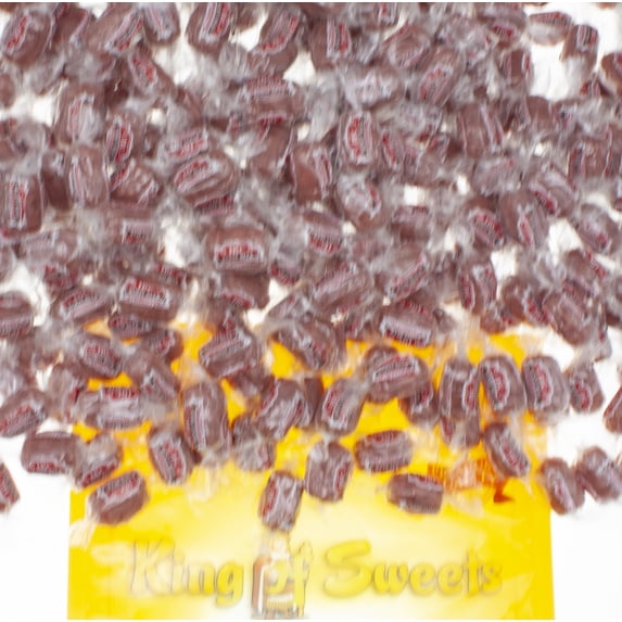 I.B.C Root Beer Barrels 1 Pound Individually Wrapped Hard Candy Great for Candy Dish, Party Favors, Halloween and More in a Resealable Bulk King of Sweets Bag