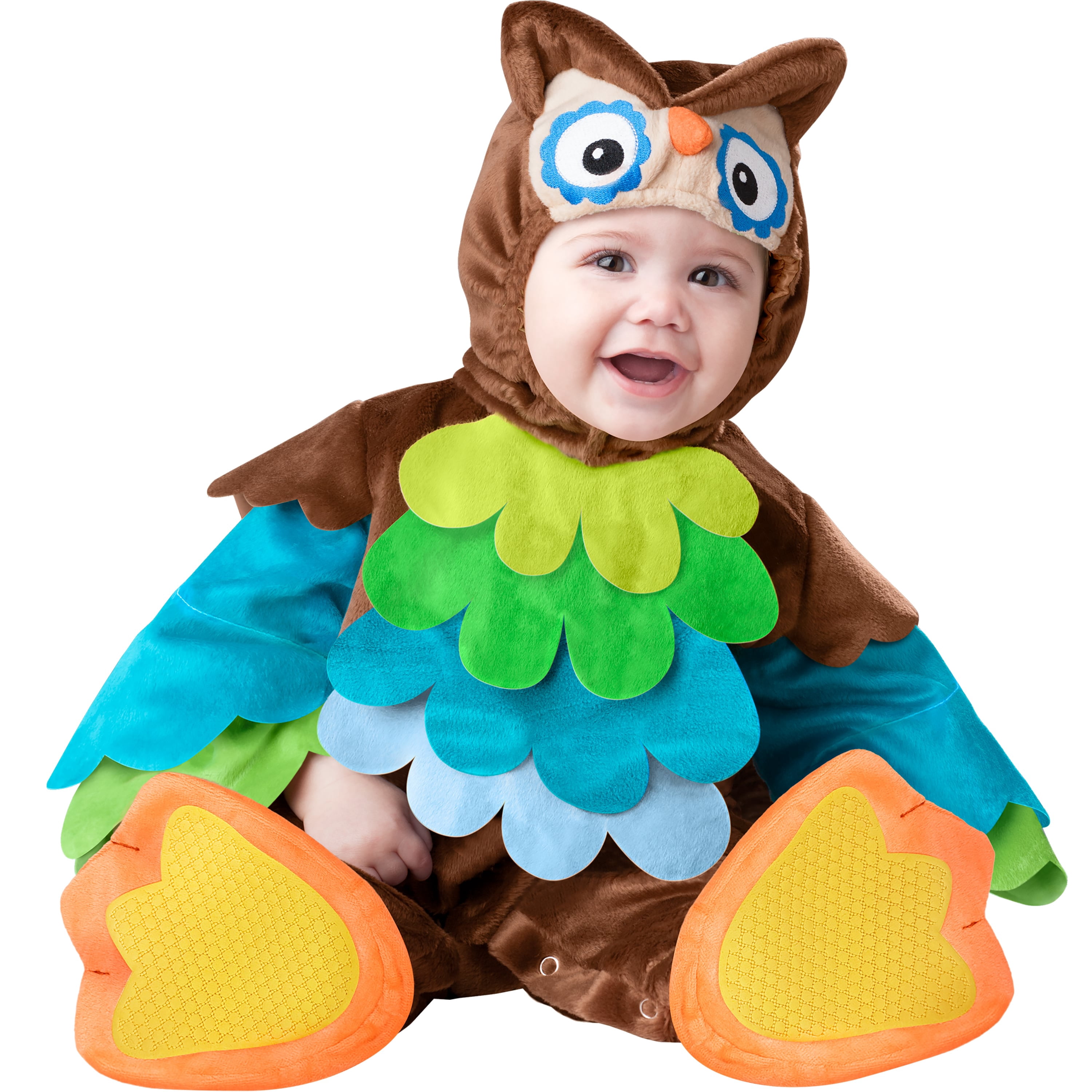 Baby Owl Halloween Costume for Infant, Size 0-6M, by Way to Celebrate