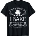 thumbnail image 1 of I Bake and I Know Things Funny Pastry Baker Christmas Team T-Shirt, 1 of 6