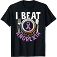 thumbnail image 1 of I Beat and Survived Anorexia Awareness Survivors T-Shirt, 1 of 4