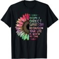 thumbnail image 1 of I Became Direct Support Staff Rainbow Sunflower Dsp Nurse T-Shirt Size S-5XL, 1 of 5
