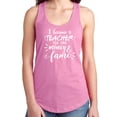 thumbnail image 1 of I Became a Teacher For The Money Racerback Tank, 1 of 1