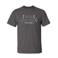 thumbnail image 1 of I Before E Except After C Sarcastic Humor Graphic Novelty Funny Tall T Shirt, 1 of 1