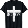 thumbnail image 1 of I Am Who God Says I am Religious Christian Believing T-ShirtMen and women, Black T-shirt, size: Extra large, 1 of 4