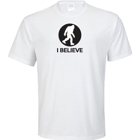 I Believe In Bigfoot Adult T-Shirt