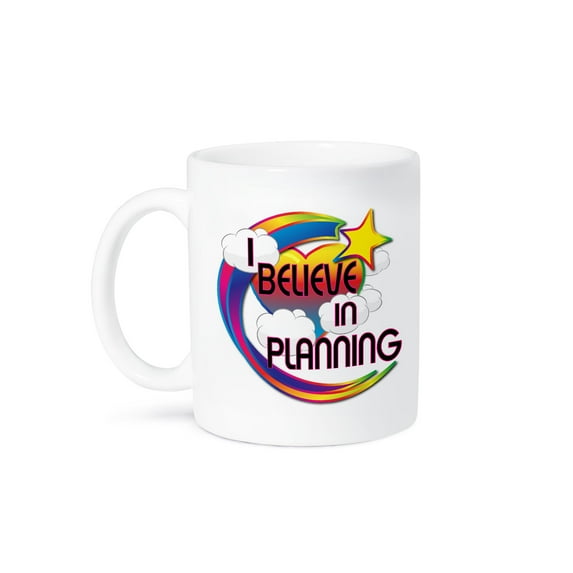 3dRose, I Believe In Planning Cute Believer Design, 15oz Mug