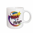 thumbnail image 1 of 3drose, I Believe in Rap Cute Believer Design, 11oz Mug, 1 of 6