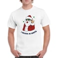 thumbnail image 1 of I Believe In Santa! T-Shirt Men -Smartprints Designs, Male 5X-Large, 1 of 4