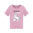 thumbnail image 1 of I Believe In Unicorn Design T-Shirt Toddler -Image by Shutterstock,  3 Toddler, 1 of 2