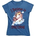 thumbnail image 1 of I Believe In Unicorn - Funny Mythical Magic Women's T-Shirt, 1 of 4