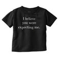 thumbnail image 1 of I Believe You Were Expecting Me Toddler Boy Girl T Shirt Infant Toddler Brisco Brands 12M, 1 of 6