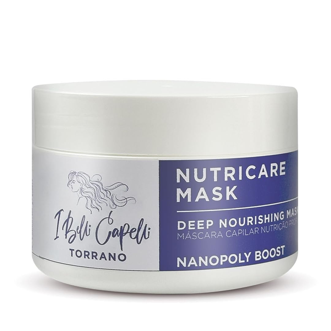 I Belli Capelli NutriCare Hair Mask – Deep Conditioning Treatment for Dry, Damaged Hair with Shea Butter & Vitamin E. Sulfate & Paraben-Free – 300g.