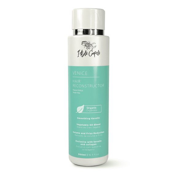 I Belli Capelli Venice Smoothing Keratin Hair Reconstructive Exclusive With Keratin Collagen and Argan Oil 500ml/16.9 fl.oz