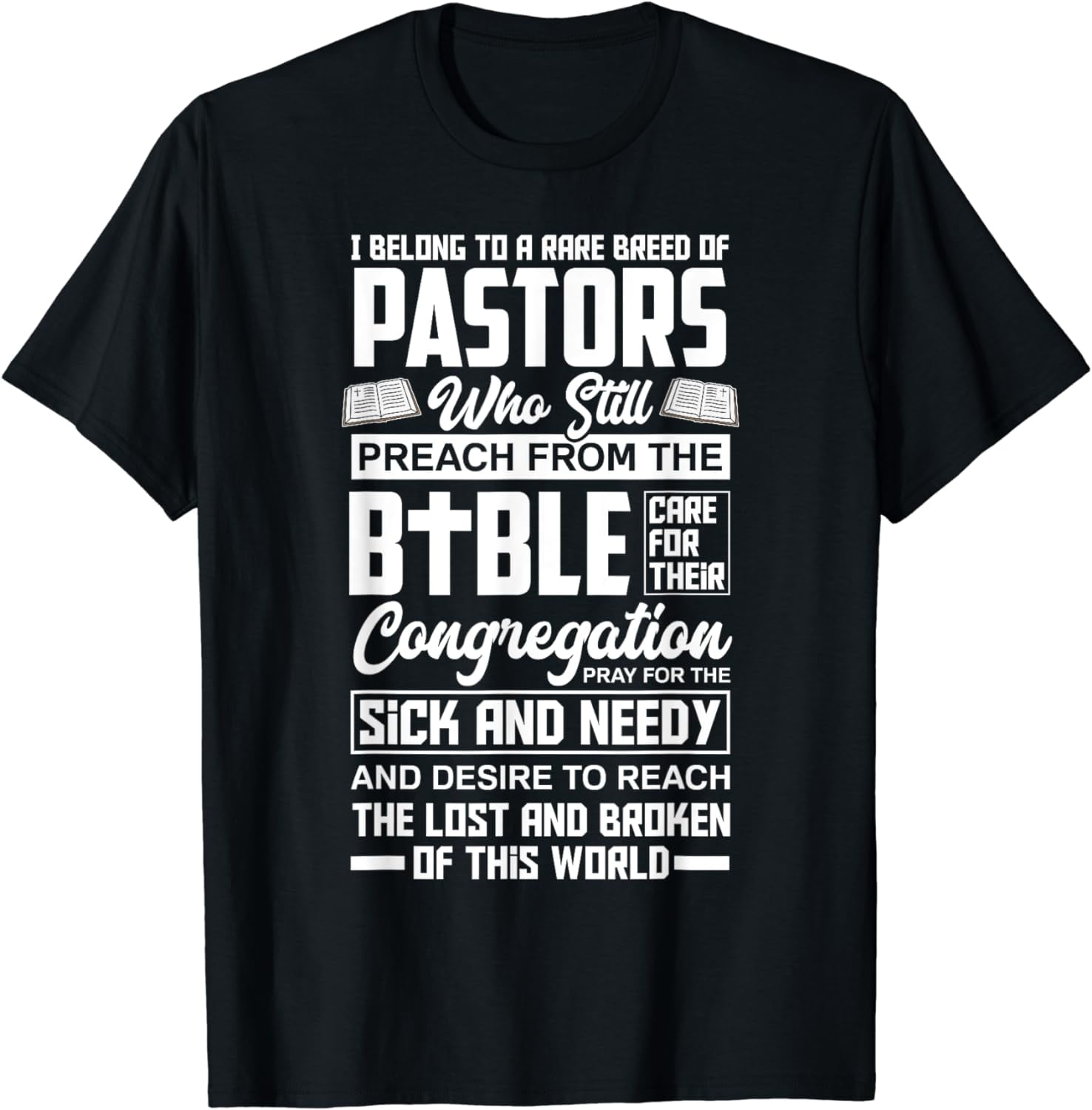 I Belong To A Rare Breed Of Pastors Minister Clergy Pastor Cotton T