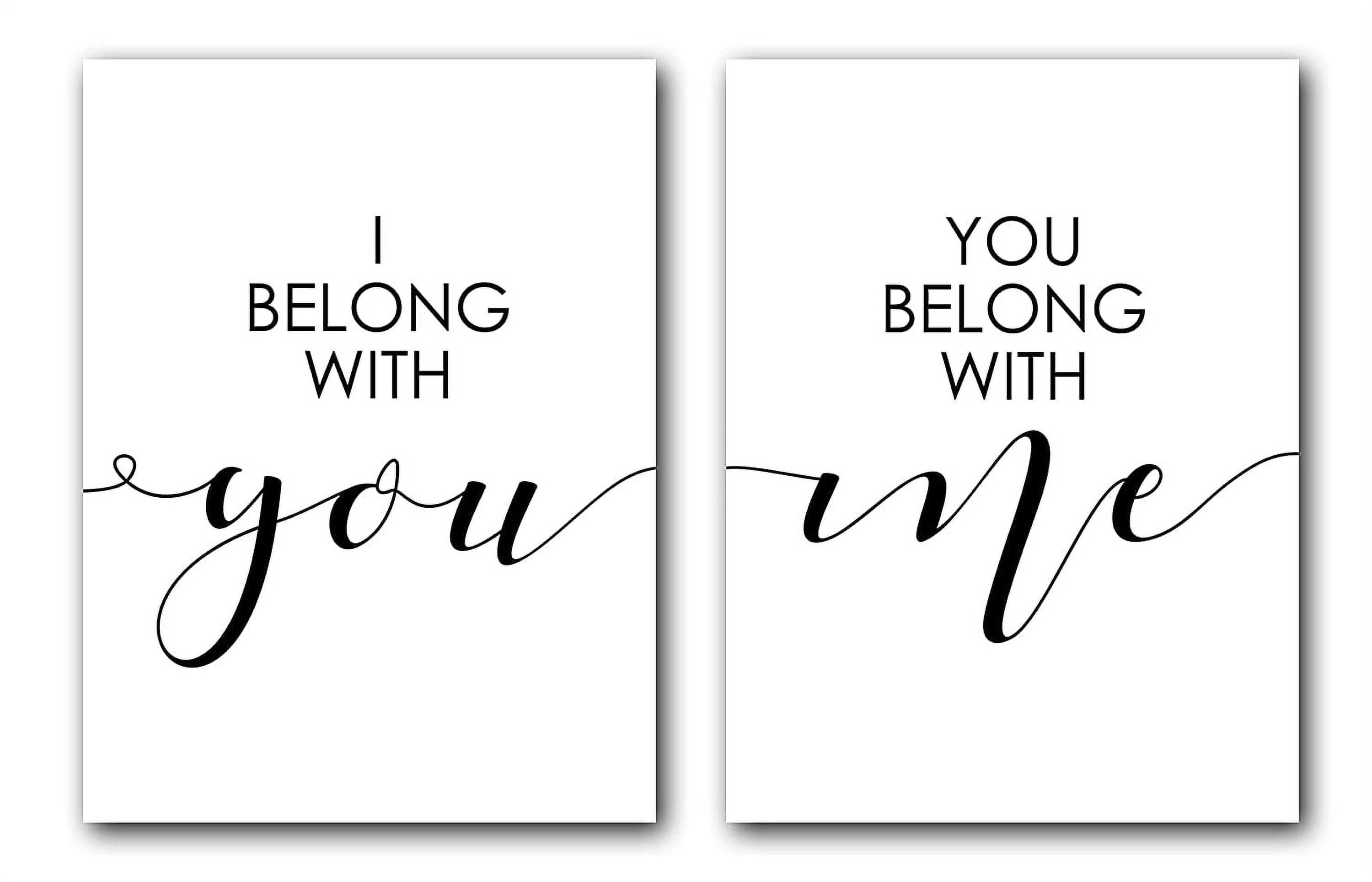 I Belong With You You Belong With Me Advert