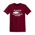 thumbnail image 1 of I Bet Aliens Ride Past Earth And Lock Their Doors Sarcastic Funny Saying Graphic T Shirt Adult Humor Fit Well Tee Christmas Apparel Gift Birthday Anniversary Novelty Premium Tshirt, 1 of 5