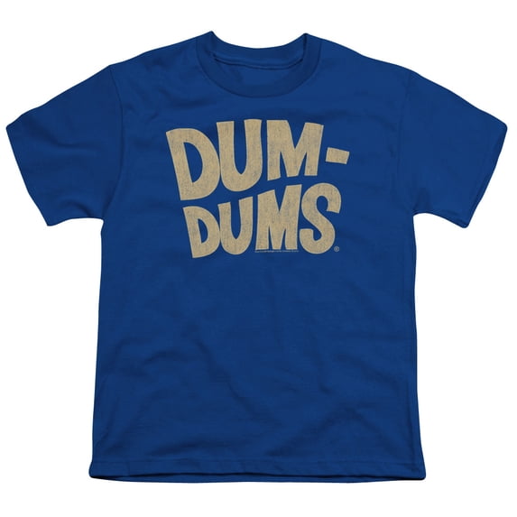 Dum Dums/Distressed Logo S/S Youth 18/1 T-Shirt Royal Blue
