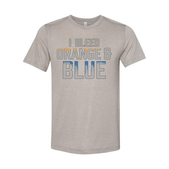 I Bleed Orange And Blue, Broncos Shirt, New York Basketball, Gators Shirt, Florida Football, Denver Football, Sports Shirt, Orange Pride, Heather Stone, MEDIUM