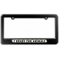 thumbnail image 1 of I Brake For Animals License Plate Tag Frame, Multiple Colors, 1 of 1