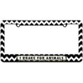thumbnail image 1 of I Brake For Animals License Plate Tag Frame, Multiple Colors, 1 of 1