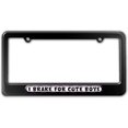 thumbnail image 1 of I Brake For Cute Boys License Plate Frame, 1 of 1
