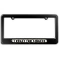 thumbnail image 1 of I Brake For Gingers License Plate Frame, 1 of 1
