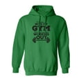 thumbnail image 1 of I Broke Up With My Gym Adult Hooded Sweatshirt, 1 of 3