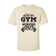 thumbnail image 1 of I Broke Up With My Gym Adult Short Sleeve T-shirt, 1 of 4