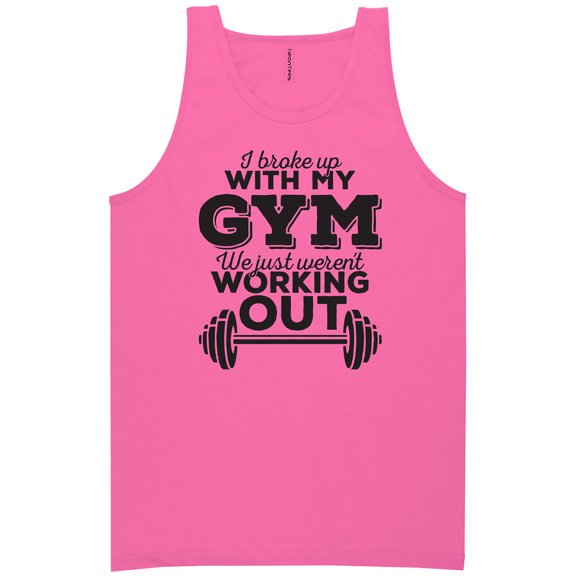 I Broke Up With My Gym Neon Tank Top