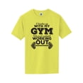 thumbnail image 1 of I Broke Up With My Gym Short Sleeve Neon T-Shirt, 1 of 1