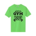 thumbnail image 1 of I Broke Up With My Gym Short Sleeve Neon T-Shirt, 1 of 1