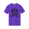 thumbnail image 1 of I Broke Up With My Gym Short Sleeve Neon T-Shirt, 1 of 1