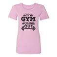 thumbnail image 1 of I Broke Up With My Gym Womens crewneck tee, 1 of 3