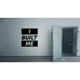 thumbnail image 1 of I Built Me Fitness Workout Success Motivation Quotes Wall Decal Stickers Fitness Healthy Lifestyle for Girls / Boys Gym Home Sports Room Decor Vinyl Wall Art Sticker Decoration Size (30x27 inch), 1 of 3